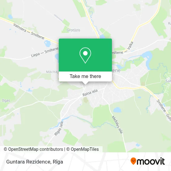 Guntara Rezidence map