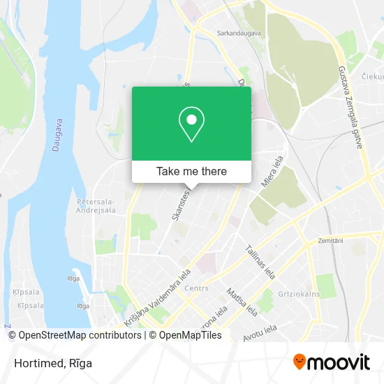 Hortimed map