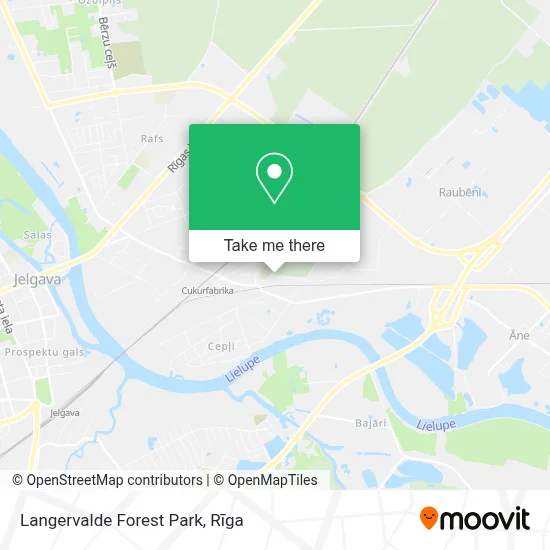 Langervalde Forest Park map