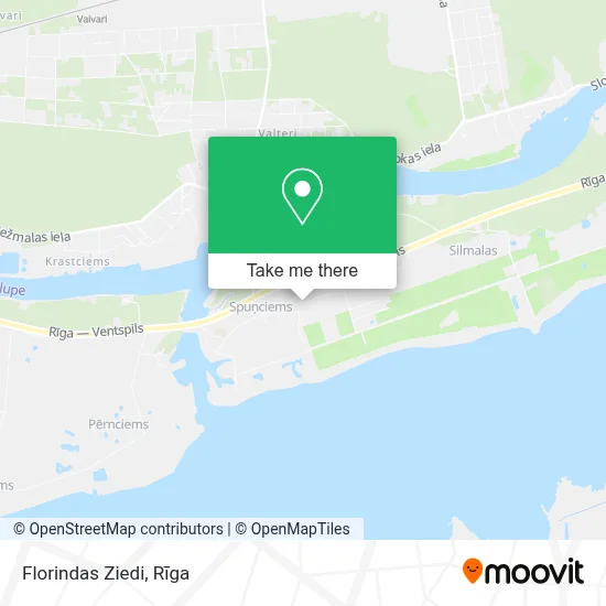 Florindas Ziedi map