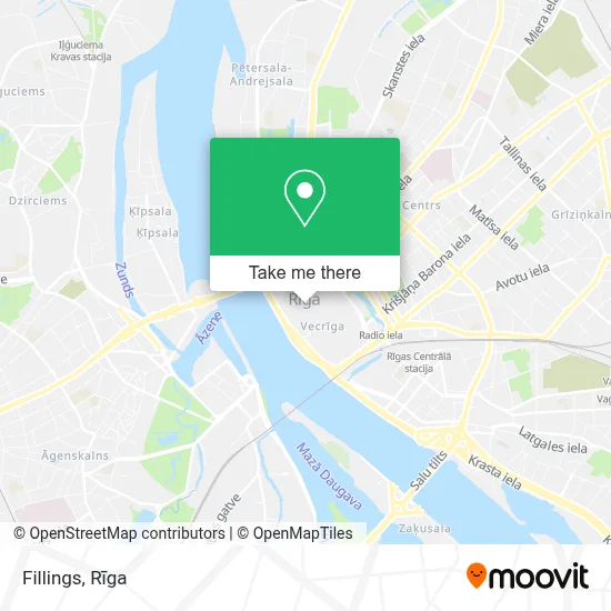 Fillings map