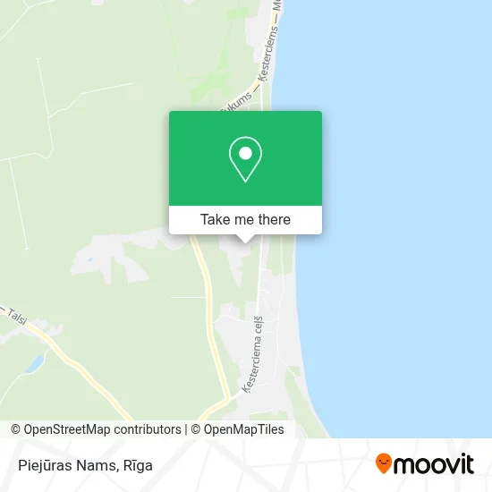 Piejūras Nams map