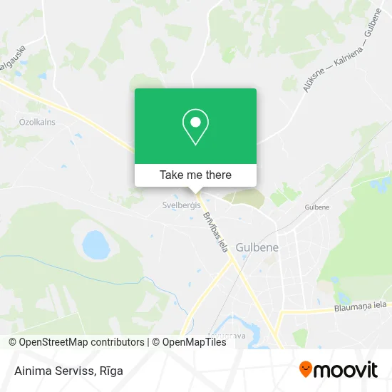 Ainima Serviss map