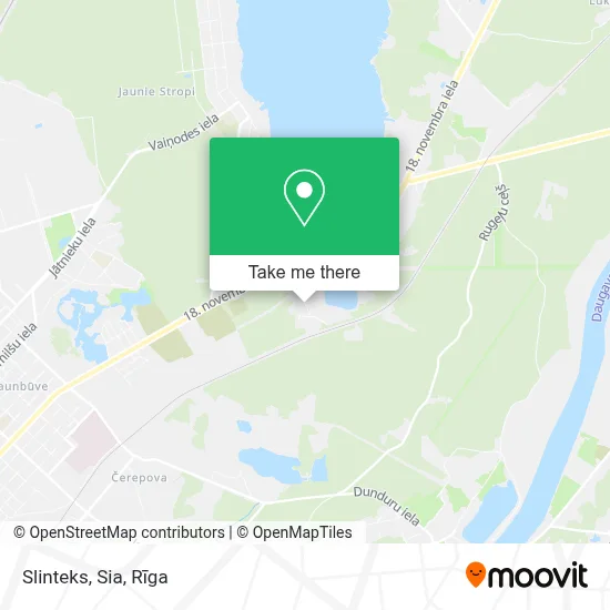 Slinteks, Sia map