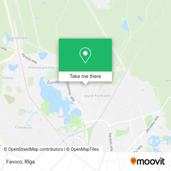 Favoro map