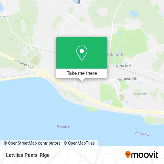 Latvijas Pasts map