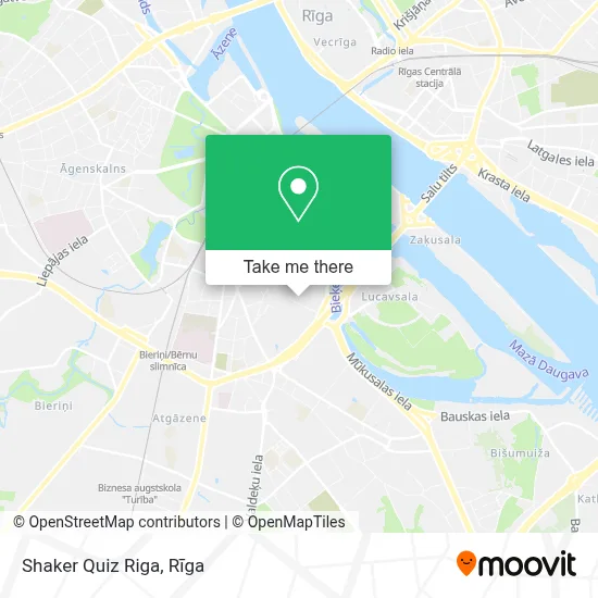 Shaker Quiz Riga map