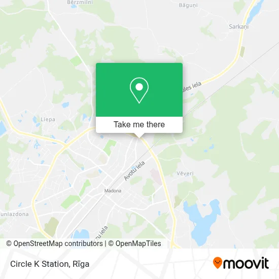 Circle K Station map