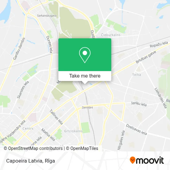 Capoeira Latvia map