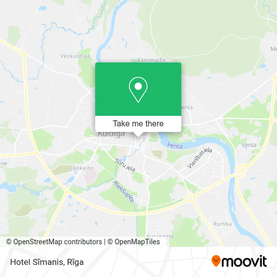 Hotel Sīmanis map
