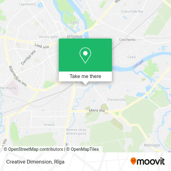 Creative Dimension map