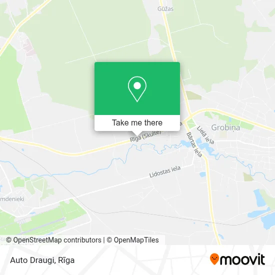 Auto Draugi map