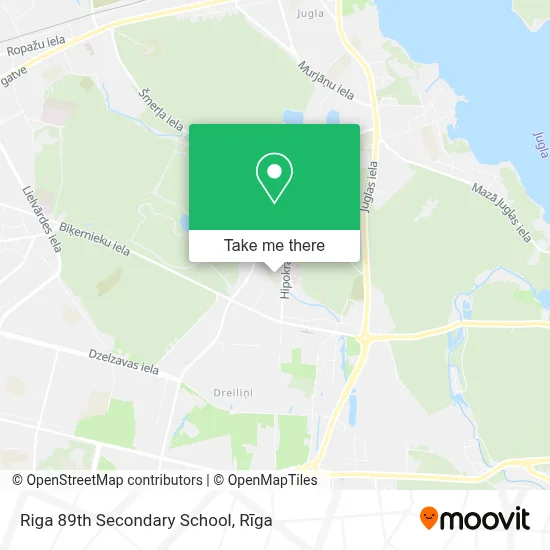 Riga 89th Secondary School map