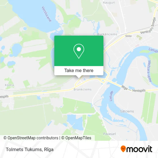 Tolmets Tukums map