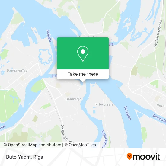 Buto Yacht map