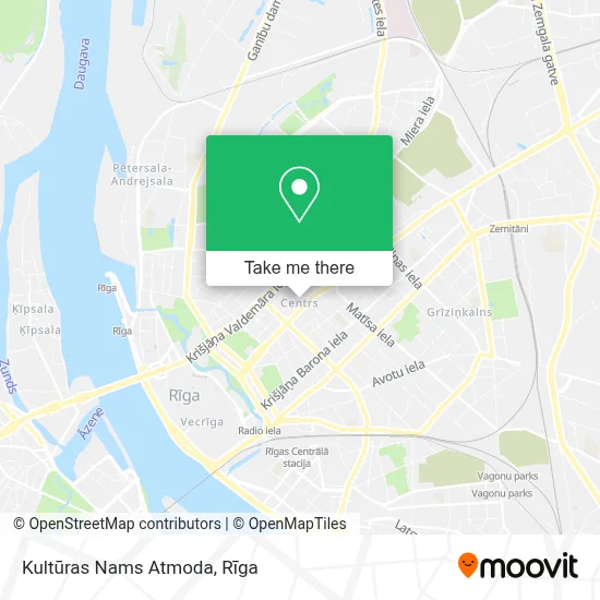 Kultūras Nams Atmoda map