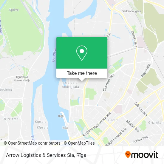 Arrow Logistics & Services Sia map