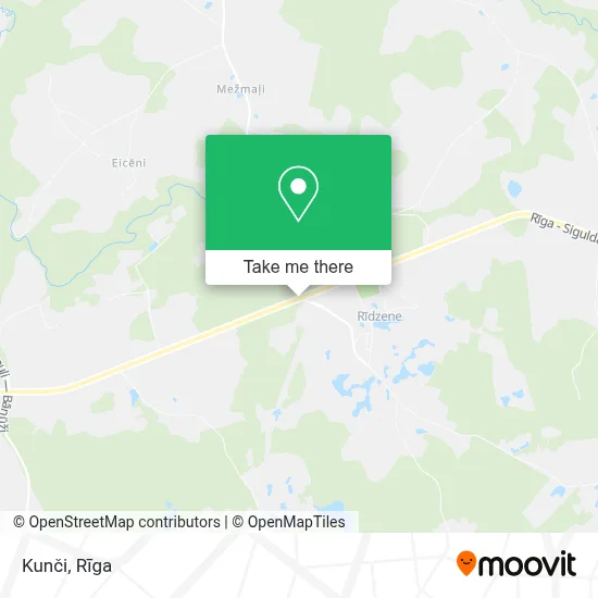 Kunči map