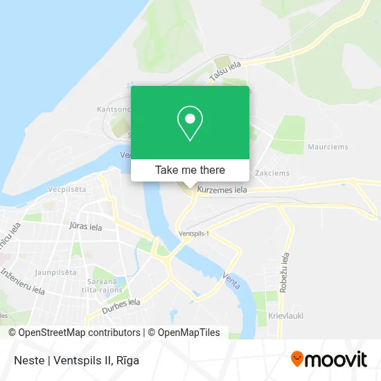 Neste | Ventspils II map