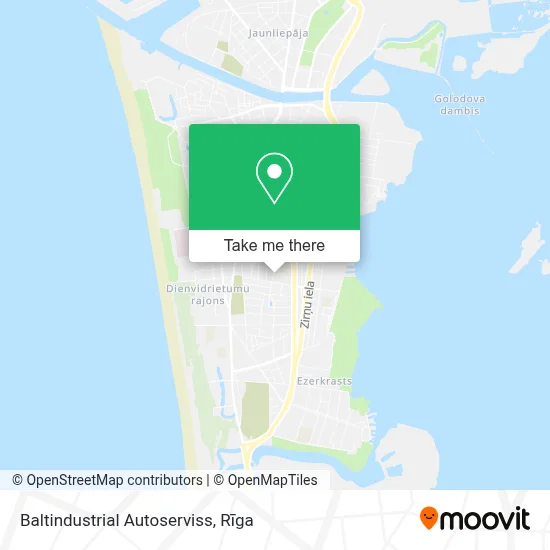 Baltindustrial Autoserviss map