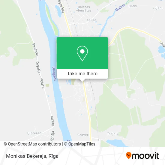 Monikas Beķereja map