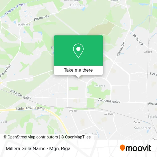 Millera Grila Nams - Mgn map