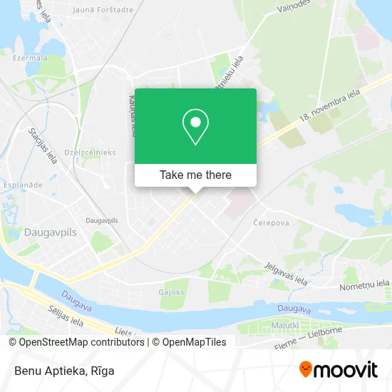 Benu Aptieka map