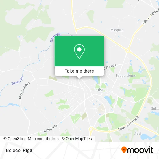 Beleco map