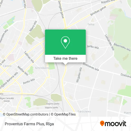 Proventus Farms Plus map