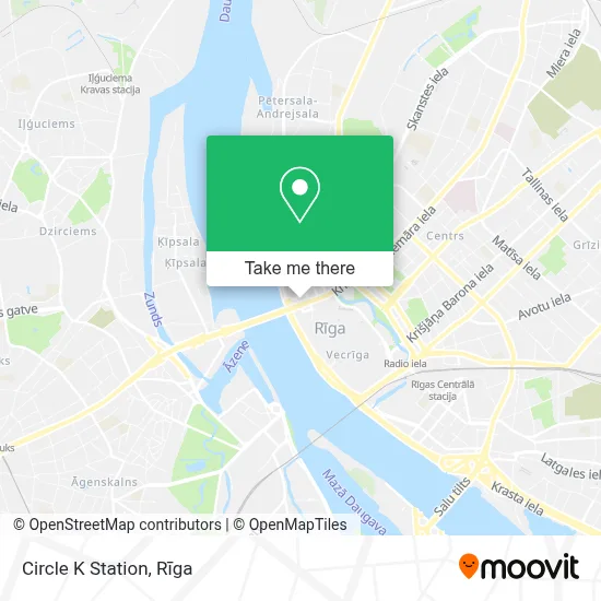 Circle K Station map