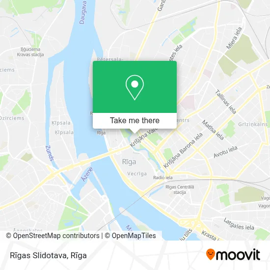Rīgas Slidotava map