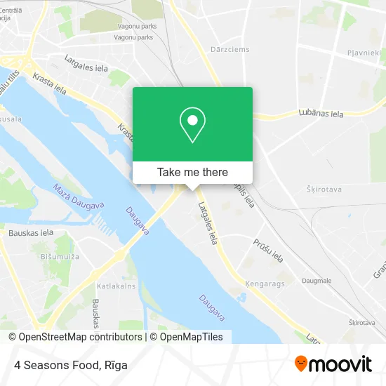 4 Seasons Food map