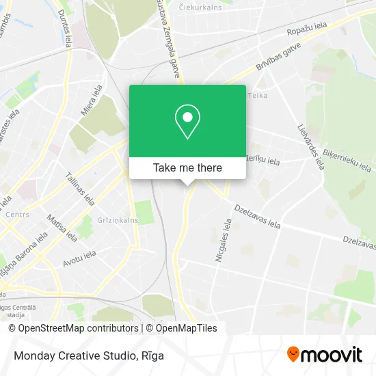 Monday Creative Studio map