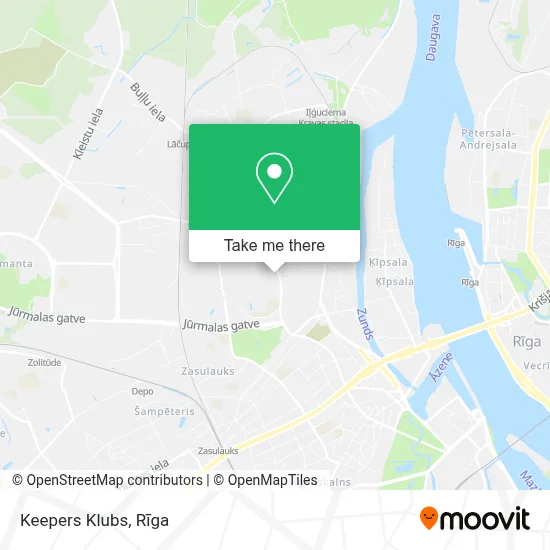 Keepers Klubs map
