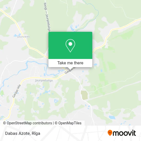 Dabas Azote map