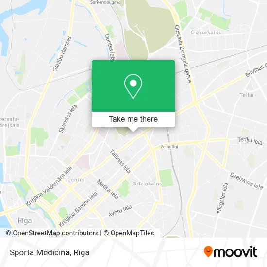 Sporta Medicina map