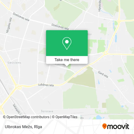 Ulbrokas Mežs map