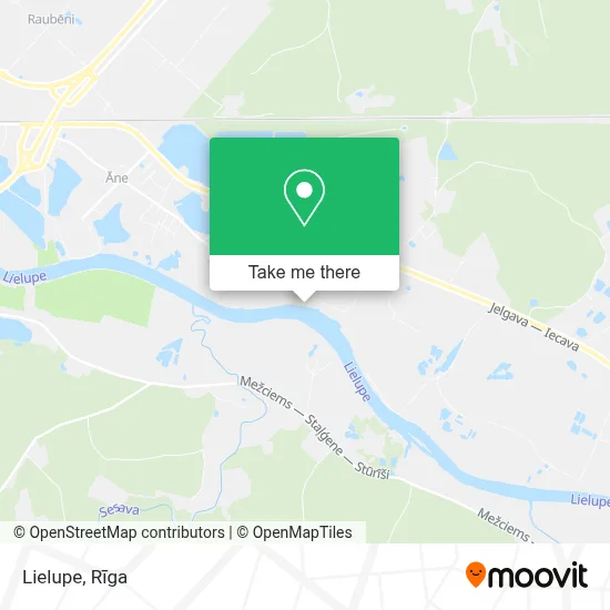 Lielupe map