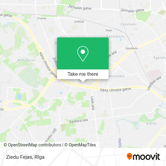 Ziedu Fejas map