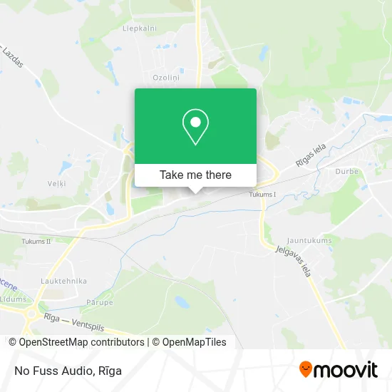 No Fuss Audio map
