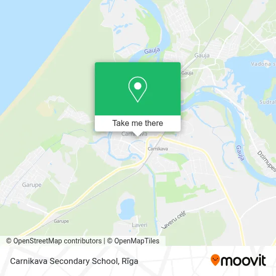 Carnikava Secondary School map