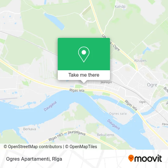 Ogres Apartamenti map
