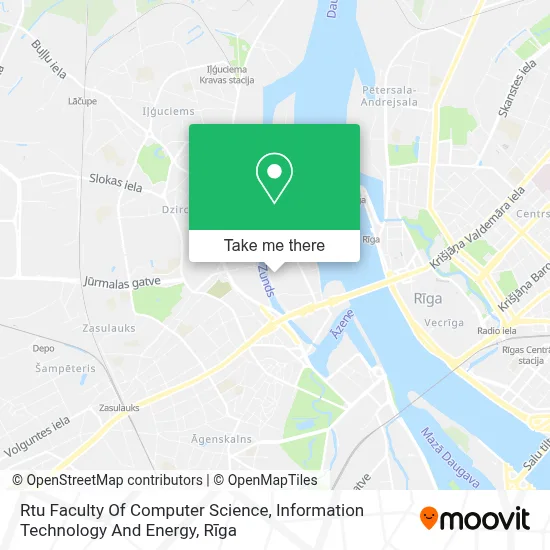 Rtu Faculty Of Computer Science, Information Technology And Energy map