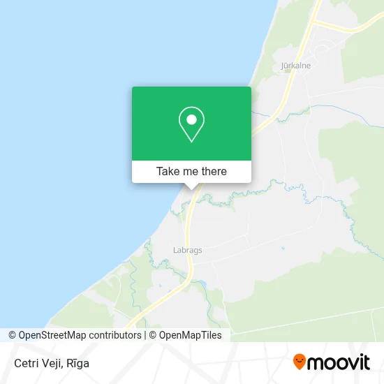 Cetri Veji map