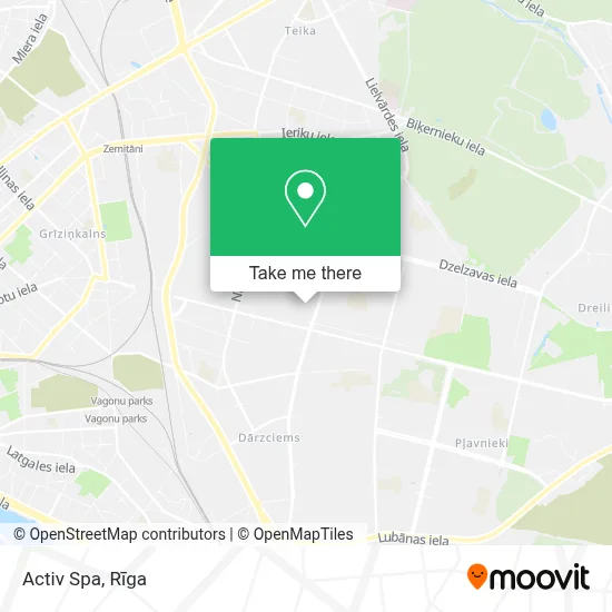 Activ Spa map