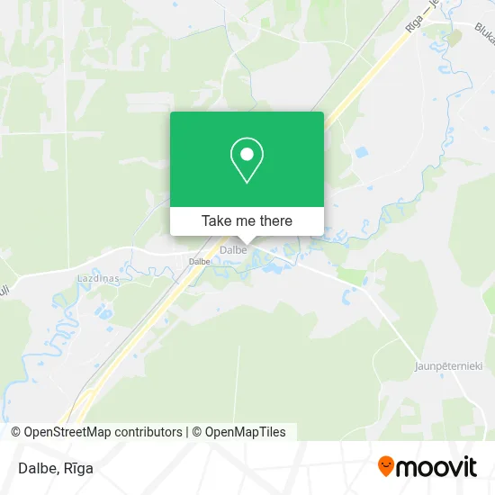 Dalbe map