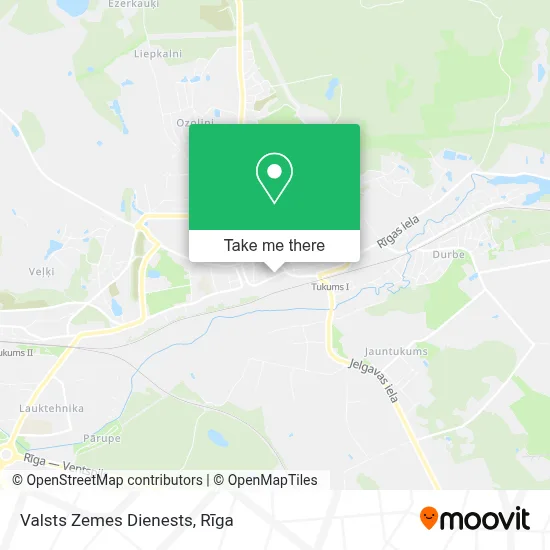 Valsts Zemes Dienests map