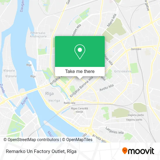 Remarko Un Factory Outlet map