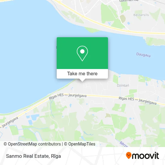 Sanmo Real Estate map