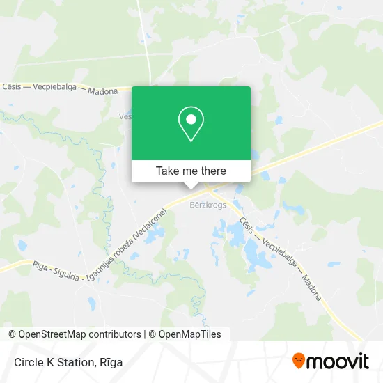 Circle K Station map